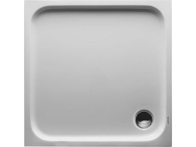 Cadita de dus patrata Duravit D-Code 90x90cm, acril, alb