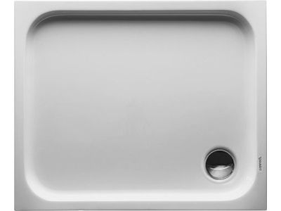 Cadita de dus dreptunghiulara Duravit D-Code 90x75cm, acril, alb
