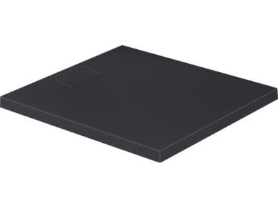 Cadita de dus dreptunghiulara Duravit Stonetto 80x90 cm, compozit antracit