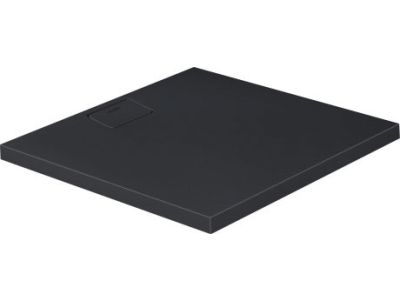 Cadita de dus dreptunghiulara Duravit Stonetto 90x90 cm, compozit antracit