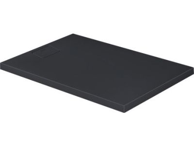 Cadita de dus dreptunghiulara Duravit Stonetto 80x120 cm, compozit antracit