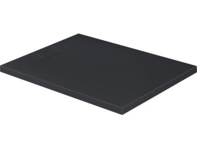 Cadita de dus dreptunghiulara Duravit Stonetto 90x120 cm, compozit antracit