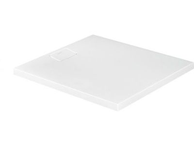 Cadita de dus dreptunghiulara Duravit Stonetto 90x100 cm, compozit alb
