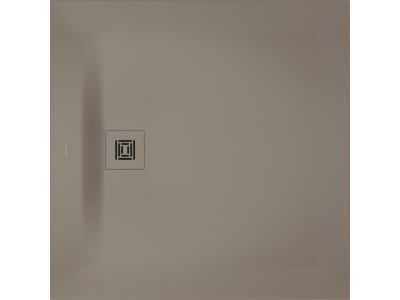Cadita de dus Duravit Sustano 100x100cm, DuraSolid Nature, greige mat