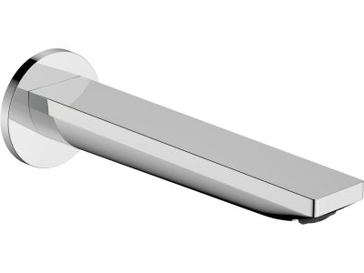 Pipa cada Hansgrohe Rebris E montaj incastrat, 20cm, crom