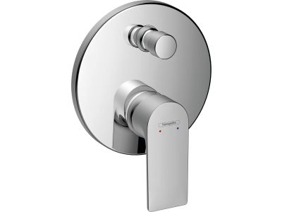 Baterie cada - dus Hansgrohe Rebris E montaj incastrat, necesita corp ingropat, crom