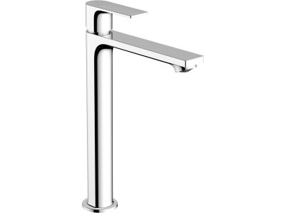 Baterie lavoar Hansgrohe Rebris E 240 CoolStart EcoSmart+, ventil pop-up, pentru lavoar tip bol, crom