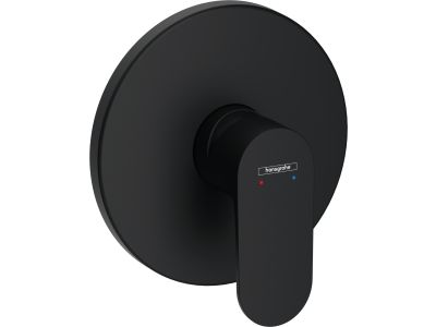 Baterie dus Hansgrohe Rebris S montaj incastrat, necesita corp ingropat, negru mat