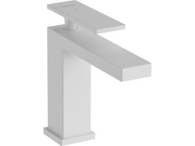 Baterie lavoar Hansgrohe Tecturis E 110, CoolStart, ventil pop-up, alb mat