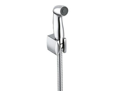 Set dus igiena intima Kludi cu un jet, agatatoare si furtun 125cm, crom