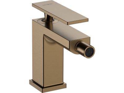 Baterie bideu Hansgrohe Tecturis E, ventil pop-up, bronz periat