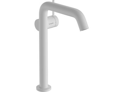 Baterie lavoar Hansgrohe Tecturis S 240 Fine pentru lavoare tip bol, CoolStart, ventil click-clack, alb mat
