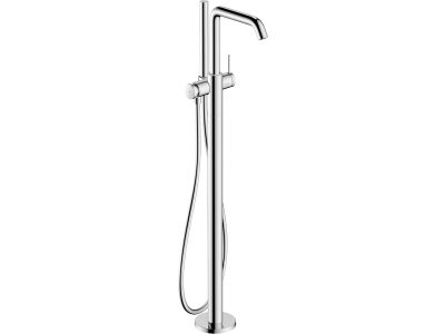 Baterie cada cu montaj pe pardoseala Hansgrohe Tecturis S, necesita corp ingropat, crom