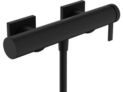Baterie dus Hansgrohe Tecturis E, negru mat