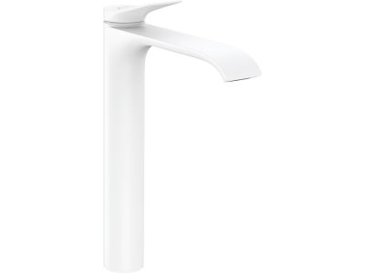 Baterie lavoar Hansgrohe Vivenis 250, ventil pop-up, pentru lavoare tip bol, alb mat