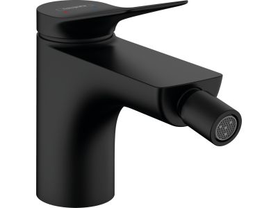 Baterie bideu Hansgrohe Vivenis, ventil pop-up, negru mat