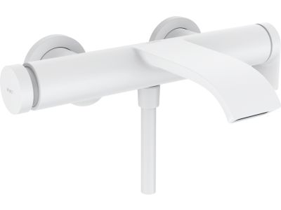 Baterie cada Hansgrohe Vivenis, alb mat