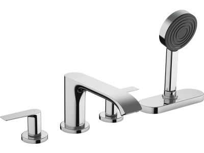 Baterie cu montaj pe cada Hansgrohe Vivenis cu 4 elemente si sBox, crom