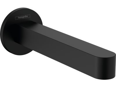 Pipa cada Hansgrohe Finoris 17.4cm, negru mat