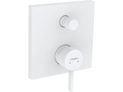 Baterie cada - dus Hansgrohe Finoris montaj incastrat, necesita corp ingropat, alb mat
