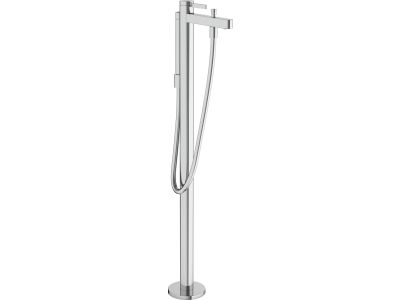 Baterie cada cu montaj pe pardoseala Hansgrohe Finoris, necesita corp ingropat, crom