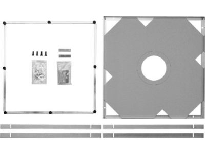 Set accesorii cadite de dus Duravit Duraplan pentru montaj la nivel cu pardoseala