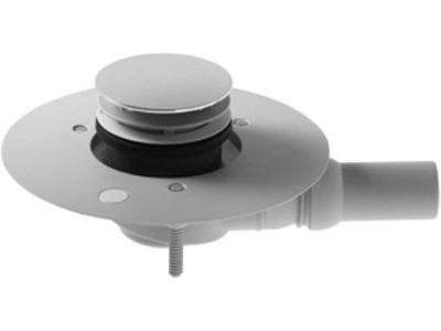 Sifon cadita de dus Duravit D90 slim, crom