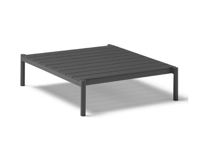 Masuta cafea de exterior Point Origin, aluminiu, 90x103x30.5cm, gri gunmetal