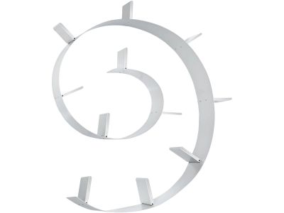 Biblioteca Kartell Bookworm, design Ron Arad, 11 rafturi, 520cm, aluminiu
