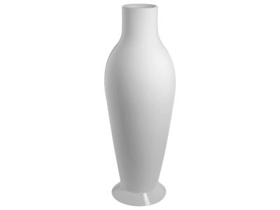 Vaza Kartell Misses Flower Power design Philippe Stark & Eugeni Quitllet, h164cm, alb lucios