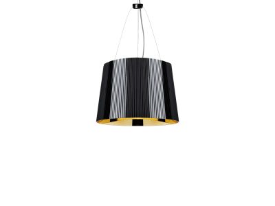 Suspensie Kartell Ge' design Ferruccio Laviani, E27 max 70W, h37cm, negru-auriu