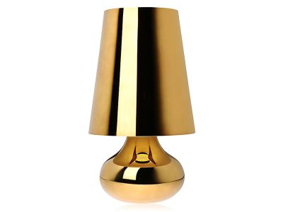 Veioza Kartell Cindy design Ferruccio Laviani, d23.6cm, h42cm, auriu inchis