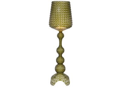 Lampadar Kartell Kabuki design Ferruccio Laviani, LED 25W, h165cm, verde transparent