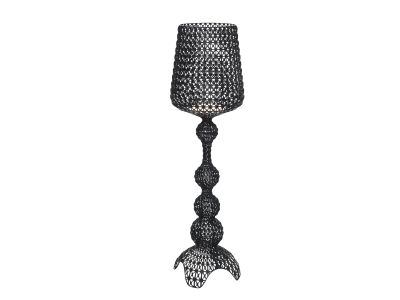 Lampadar Kartell Kabuki Outdoor design Ferruccio Laviani, dimmer, IP44, LED 25W, h166cm, negru opac