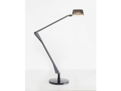 Veioza Kartell Aledin Dec design Alberto & Francesco Meda, fumuriu transparent
