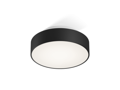 Aplica de tavan Decor Walther Conect 26 N LED 22W, 26cm, IP44, negru mat