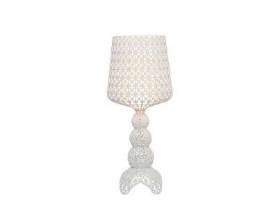 Veioza Kartell Mini Kabuki design Ferruccio Laviani, LED 8.4W, h70cm, alb opac