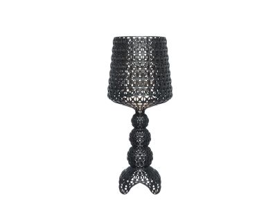 Veioza Kartell Mini Kabuki design Ferruccio Laviani, LED 8.4W, h70cm,  negru opac