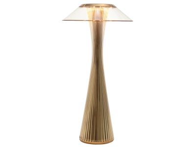 Veioza Kartell Space design Adam Tihany, LED, 15x30cm, auriu metalizat