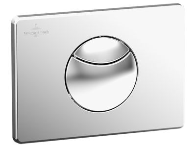 Clapeta cu dubla actionare Villeroy & Boch ViConnect 100S, Crom Lucios