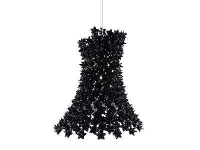 Suspensie Kartell Bloom design Ferruccio Laviani, G9 max 9x33W, d53cm, negru
