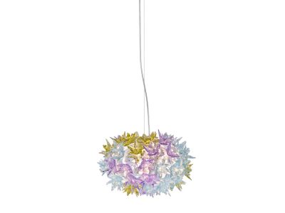 Suspensie Kartell Bloom design Ferruccio Laviani, G9 max 3x33W, d28cm, lavanda