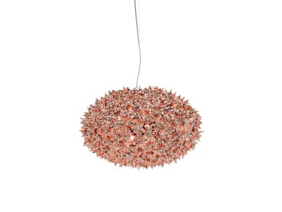 Suspensie Kartell Bloom design Ferruccio Laviani, G9 max 6x33W, d53cm, cupru metalizat