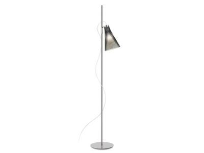Lampadar Kartell K-LUX design Rodolfo Dordoni, h 165cm, gri-fumuriu