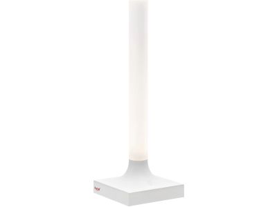 Veioza Kartell Goodnight Battery design Philippe Stark, LED 1.6W, IP20, h29cm, alb mat