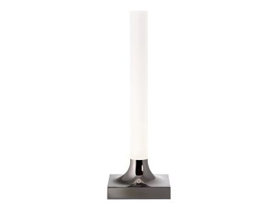 Veioza Kartell Goodnight Battery design Philippe Stark, LED 1.6W, IP20, h29cm, titanium lucios