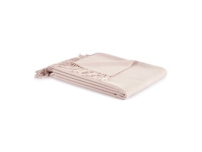 Pled Descamps Etoffe 130x180cm, lana baby alpaca, natur