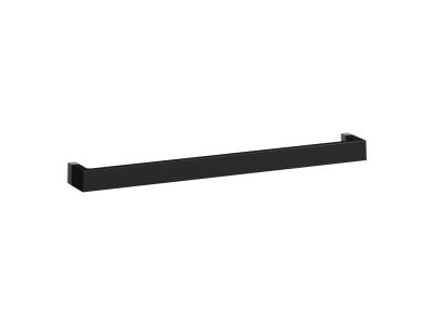 Suport prosop Kartell by Laufen Rail design Ludovica & Roberto Palomba, 60cm, negru lucios
