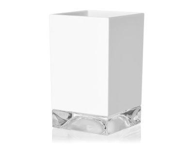 Suport periute dinti Kartell Boxy design Ludovica & Roberto Palomba, alb mat