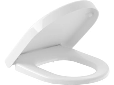 Capac wc Villeroy & Boch Subway 2.0 Compact slim cu inchidere lenta, alb Alpin